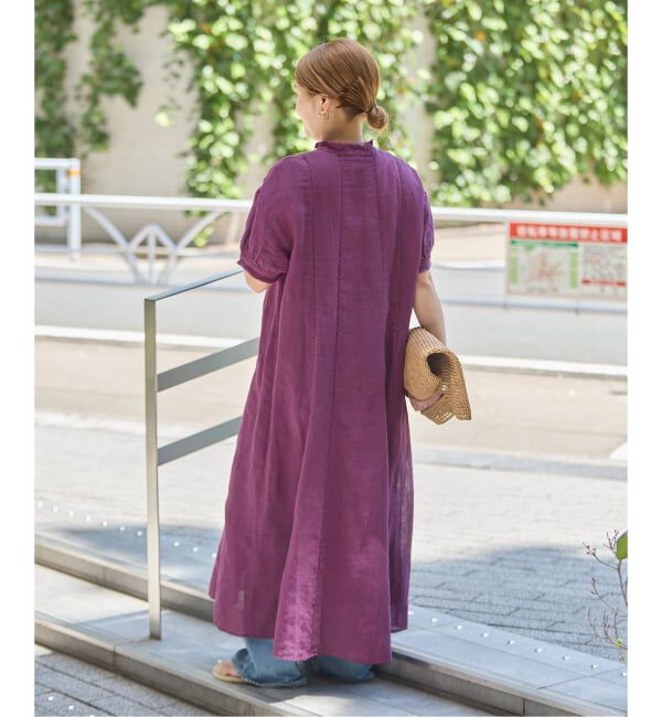 JOURNAL STANDARD「インディア コットンリネンメッシュワンピース」|ワンピース|
