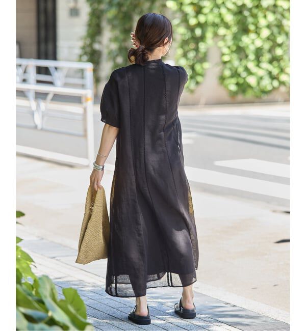 JOURNAL STANDARD「インディア コットンリネンメッシュワンピース」|ワンピース|