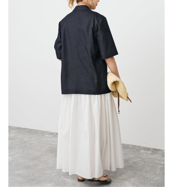 Spick and Span「《セットアップ可》ライトドライクロスシングルブレストジャケット」|テーラードジャケット|