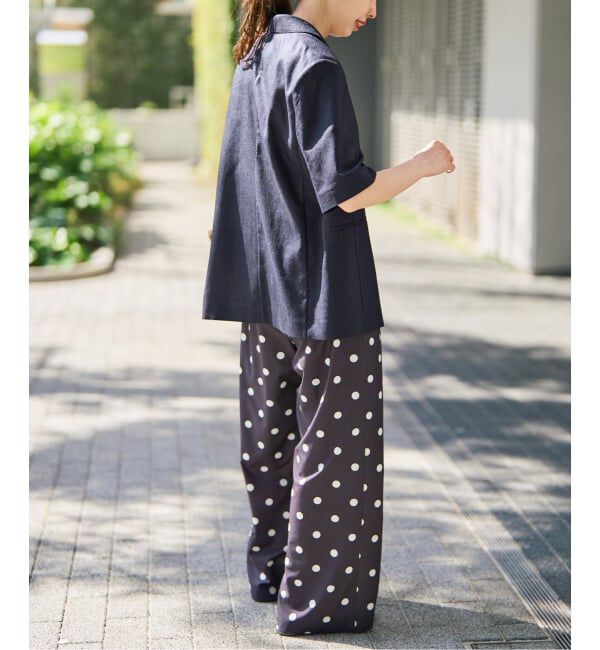 Spick and Span「《セットアップ可》ライトドライクロスシングルブレストジャケット」|テーラードジャケット|