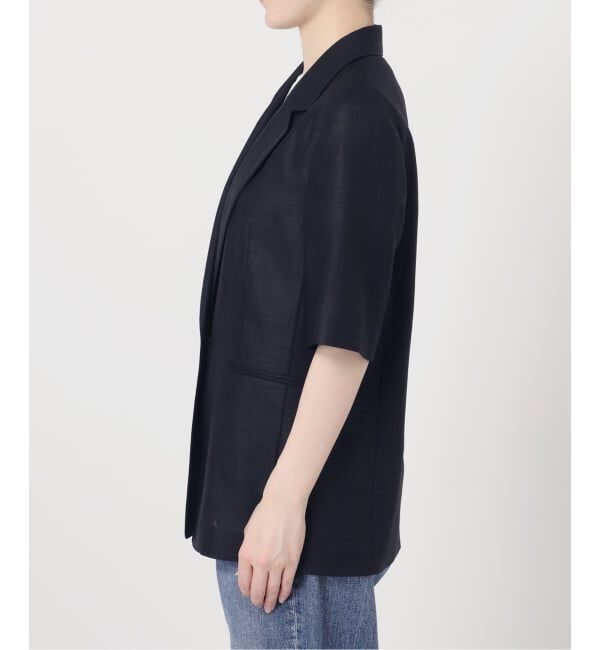 Spick and Span「《セットアップ可》ライトドライクロスシングルブレストジャケット」|テーラードジャケット|