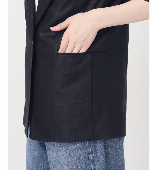 Spick and Span「《セットアップ可》ライトドライクロスシングルブレストジャケット」|テーラードジャケット|