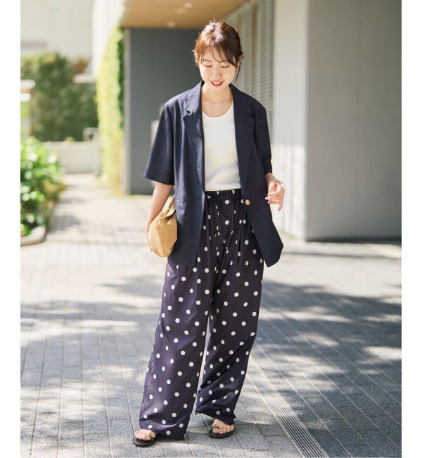 Spick and Span「《セットアップ可》ライトドライクロスシングルブレストジャケット」|テーラードジャケット|