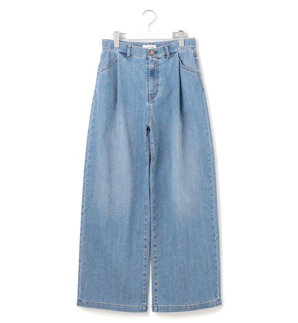 23区「【FUDGE掲載/接触冷感】23区DENIM サマー タック ワイド パンツ」|その他|