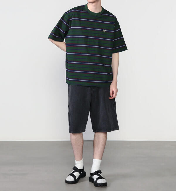  「SCYE BASICS |〈別注〉コットン 鹿の子ボーダーTシャツ MEN」|Tシャツ・カットソー|
