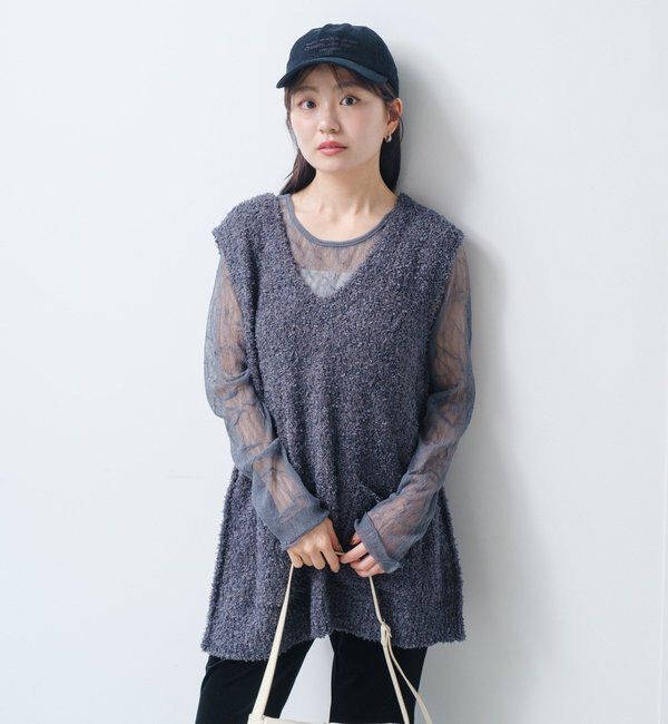  「ランダムチュールメローTEE」|Tシャツ・カットソー|