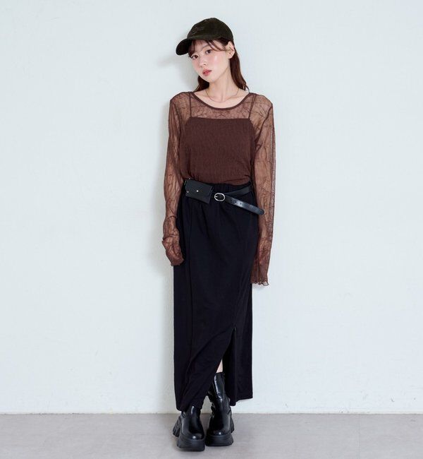  「ランダムチュールメローTEE」|Tシャツ・カットソー|