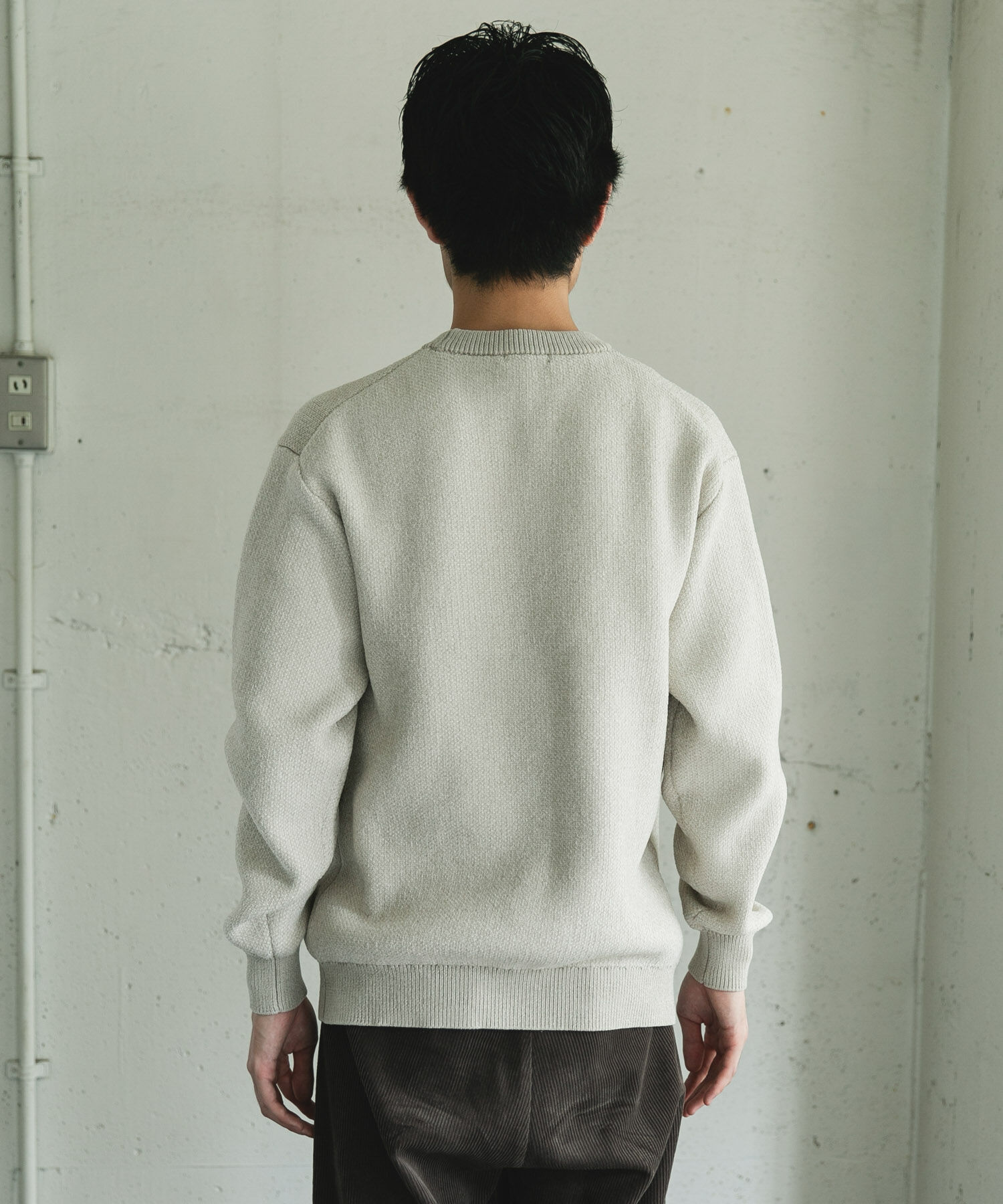 URBAN RESEARCH DOORS「ジャガードモールニットプルオーバー」|ニット・セーター|