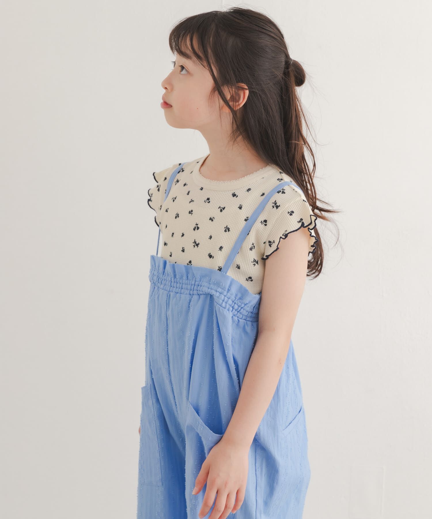 URBAN RESEARCH DOORS「花柄ワッフルフレンチフリルTシャツ(KIDS)」|その他|
