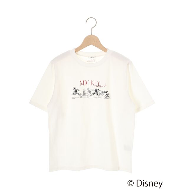  「【Disney】Mickey&Friends/プリントTシャツ」|Tシャツ・カットソー|