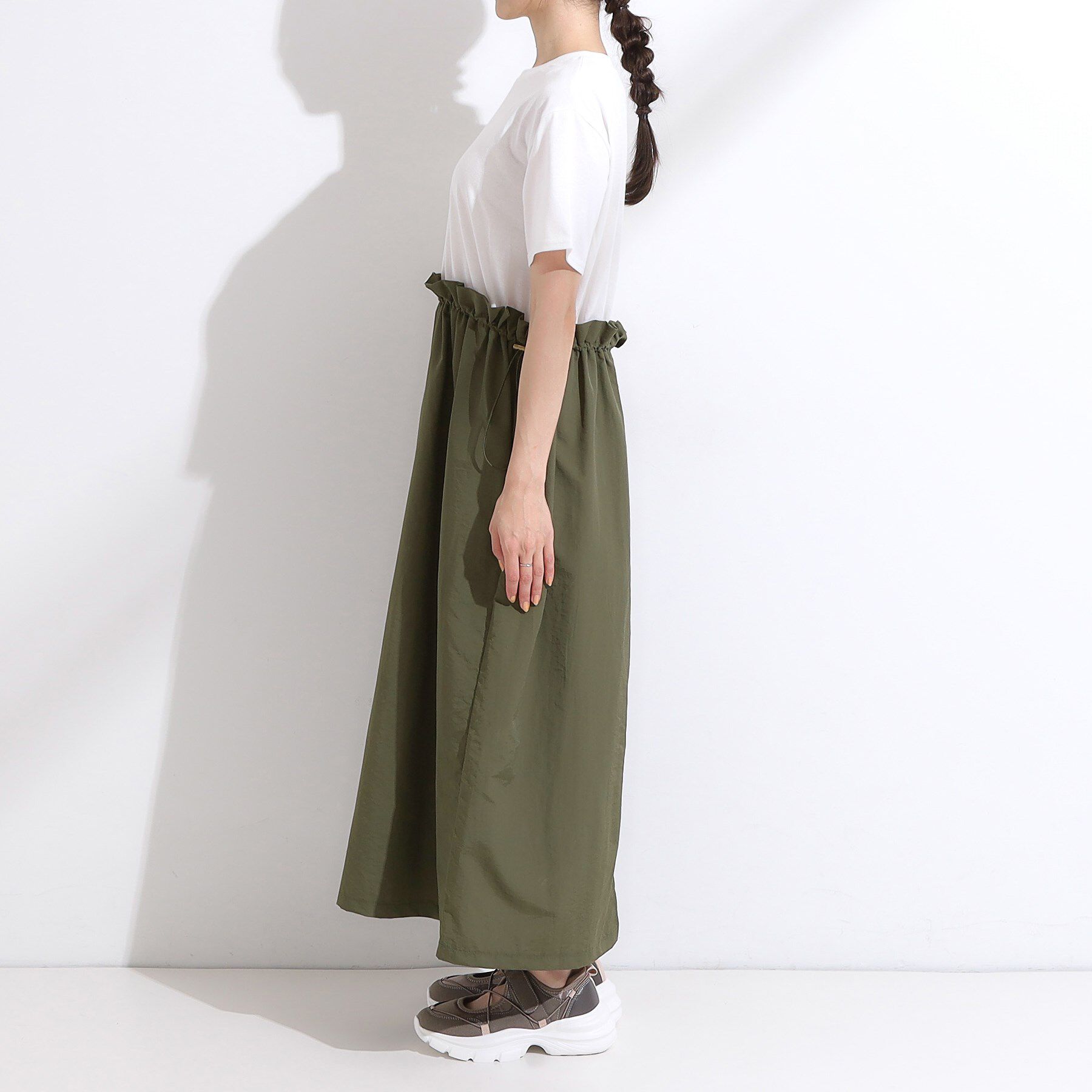 SHOO･LA･RUE「【S-LL】シルエットが変えられる ドッキングワンピース」|ワンピース|