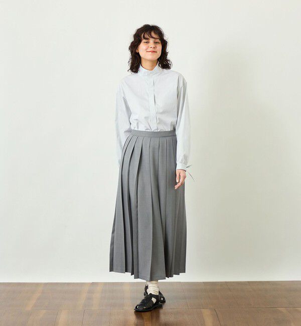 MACKINTOSH PHILOSOPHY「【GREY LABEL】THOMAS MASONスタンドカラーシャツ」|シャツ・ブラウス|