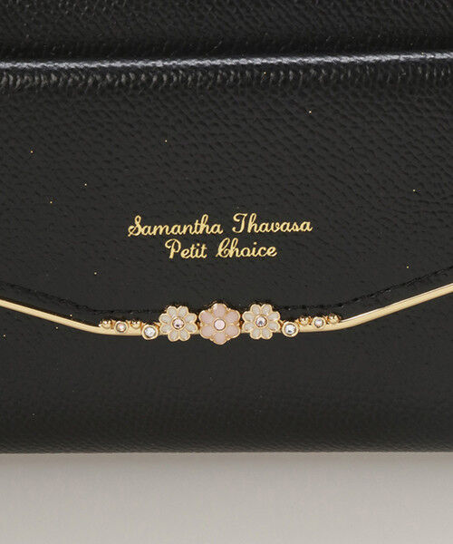 Samantha Thavasa Petit Choice「フラワーバー ラウンド長財布」|財布|