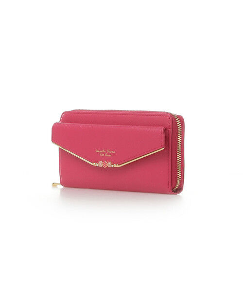 Samantha Thavasa Petit Choice「フラワーバー ラウンド長財布」|財布|