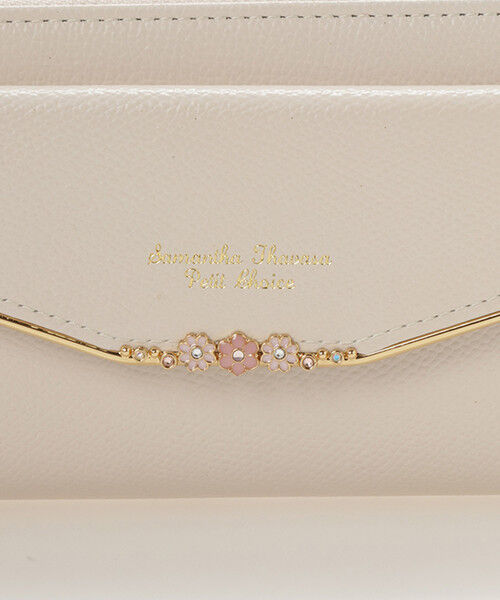 Samantha Thavasa Petit Choice「フラワーバー ラウンド長財布」|財布|