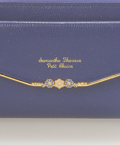 Samantha Thavasa Petit Choice「フラワーバー ラウンド長財布」|財布|