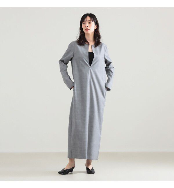 Demi-Luxe BEAMS 「YLEVE / キーネック トロピカル ワンピース」|ワンピース|