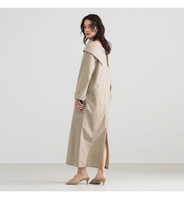 Demi-Luxe BEAMS 「オフショルダー ロングワンピース」|ワンピース|BEIGE