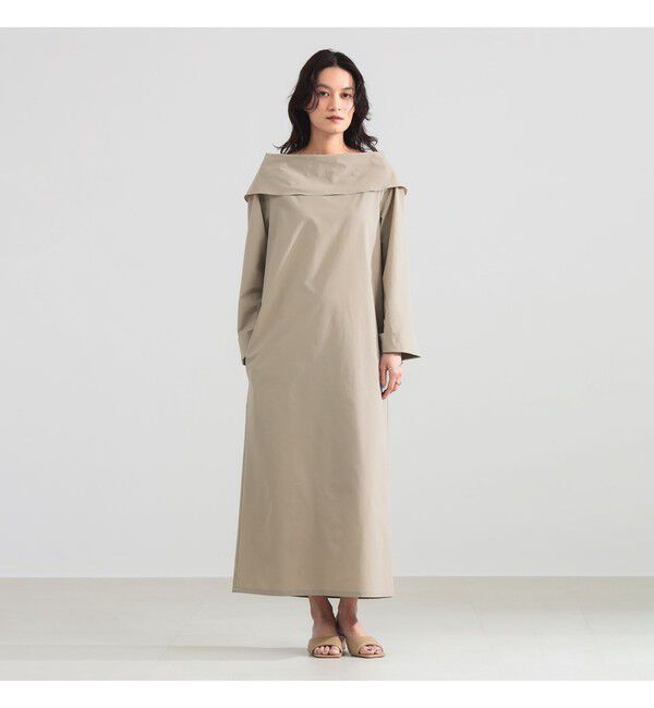 Demi-Luxe BEAMS 「オフショルダー ロングワンピース」|ワンピース|