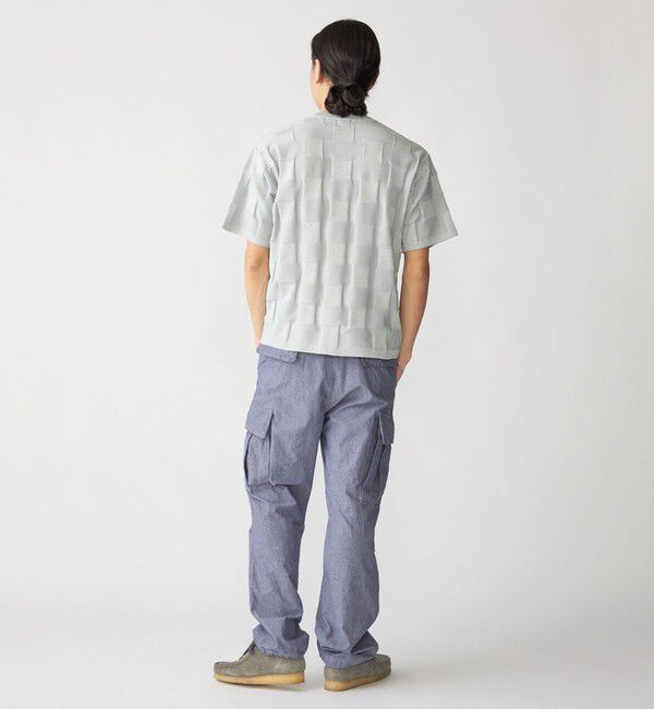 SHIPS「SHIPS:〈手洗い可能〉Amossa(R) シャンティ ブロック リンクス編み ニット Tシャツ」|Tシャツ・カットソー|