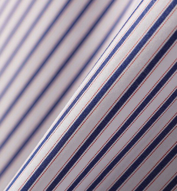 SHIPS for women「SHIPS Primary Navy Label:〈手洗い可能〉コットン ストライプ T ブラウス」|シャツ・ブラウス|