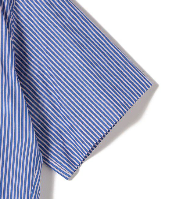 SHIPS for women「SHIPS Primary Navy Label:〈手洗い可能〉コットン ストライプ T ブラウス」|シャツ・ブラウス|