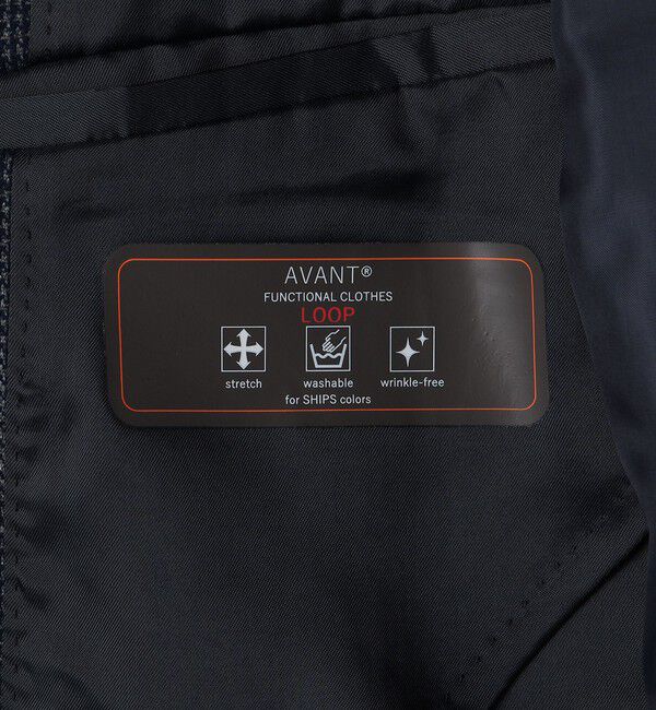 SHIPS Colors 「SHIPS Colors:〈手洗い可能〉AVANT(R) ウィンター ジャケット(セットアップ対応)」|テーラードジャケット|