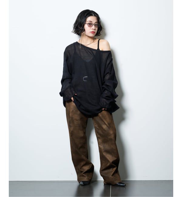  「LEE 別注 FAUX LEATHER パンツ」|その他|