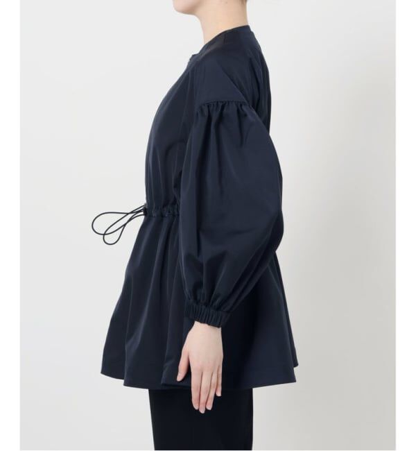 VERMEIL par iena「《追加》ノーカラーギャザーZIPブルゾン」|その他|