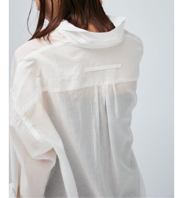 VERMEIL par iena「TICCA ティッカ コットンシルクスクエアビッグシャツ uni 0261401113」|シャツ・ブラウス|