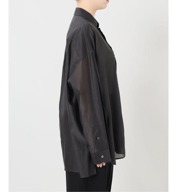 VERMEIL par iena「TICCA ティッカ コットンシルクスクエアビッグシャツ uni 0261401113」|シャツ・ブラウス|