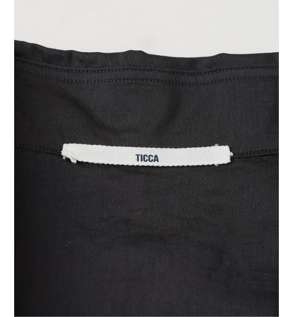 VERMEIL par iena「TICCA ティッカ コットンシルクスクエアビッグシャツ uni 0261401113」|シャツ・ブラウス|