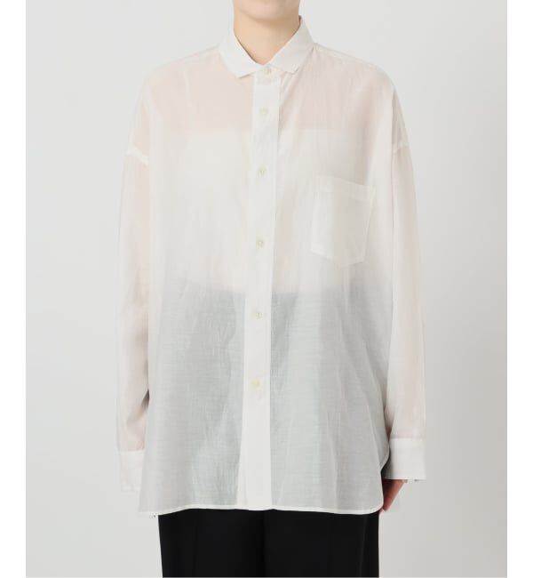 VERMEIL par iena「TICCA ティッカ コットンシルクスクエアビッグシャツ uni 0261401113」|シャツ・ブラウス|