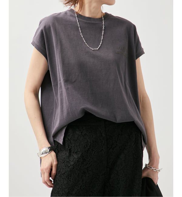 VERMEIL par iena「upper hights アッパーハイツ BIG ノースリーブTシャツ 262CW0102」|Tシャツ・カットソー|ブラック A