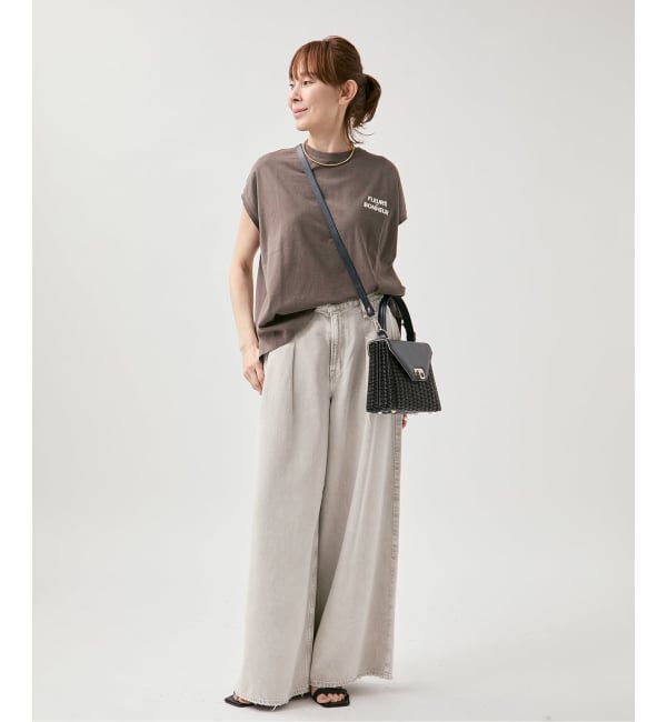 VERMEIL par iena「upper hights アッパーハイツ BIG ノースリーブTシャツ 262CW0102」|Tシャツ・カットソー|