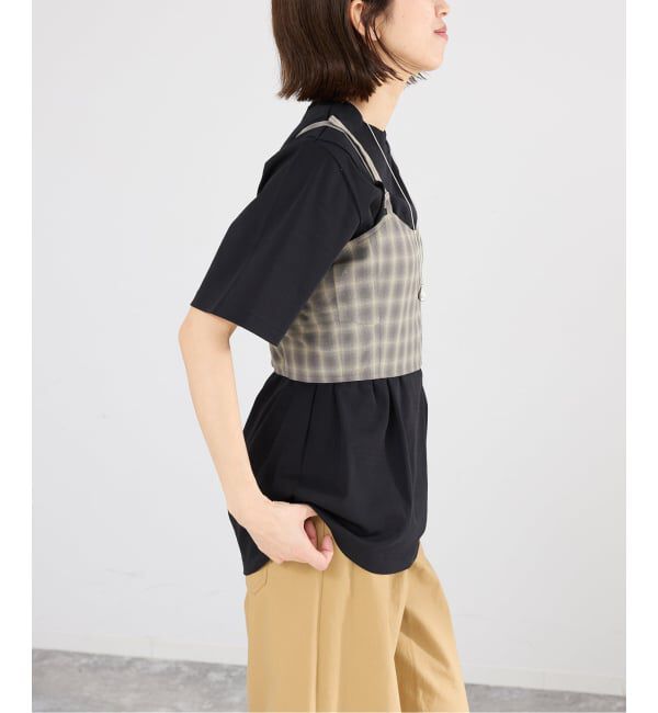 IENA「【一部店舗限定】JANE SMITH/ジェーンスミス CHECK TOPS ビスチェ 26SBL-464L」|シャツ・ブラウス|