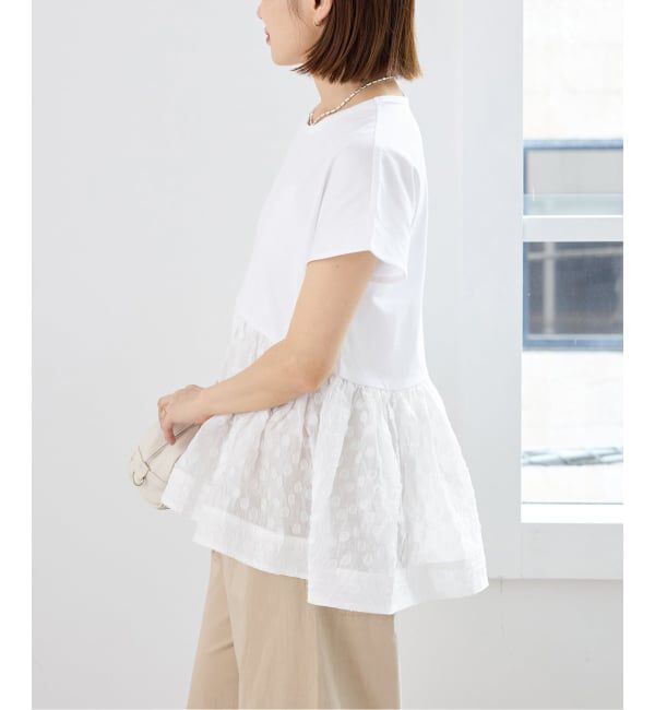IENA「TORRAZZO DONNA/トラッゾドンナ ドットTシャツ」|Tシャツ・カットソー|