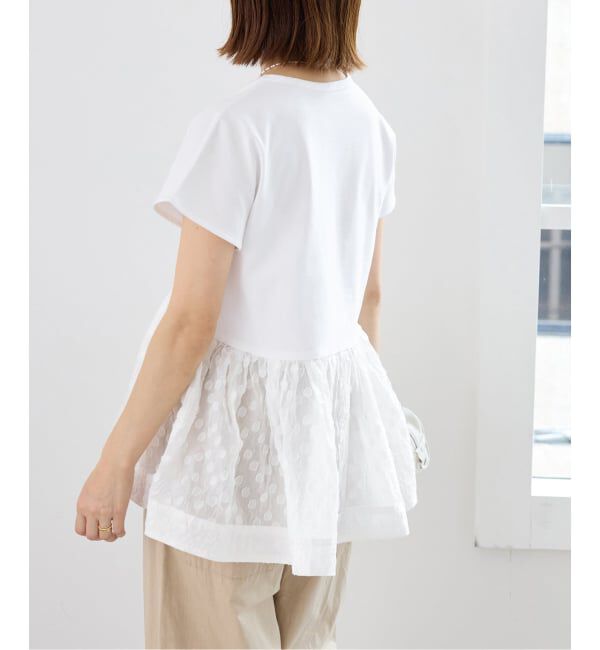 IENA「TORRAZZO DONNA/トラッゾドンナ ドットTシャツ」|Tシャツ・カットソー|