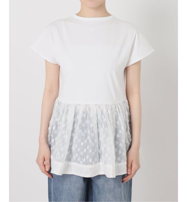 IENA「TORRAZZO DONNA/トラッゾドンナ ドットTシャツ」|Tシャツ・カットソー|