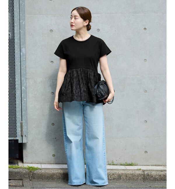 IENA「TORRAZZO DONNA/トラッゾドンナ ドットTシャツ」|Tシャツ・カットソー|
