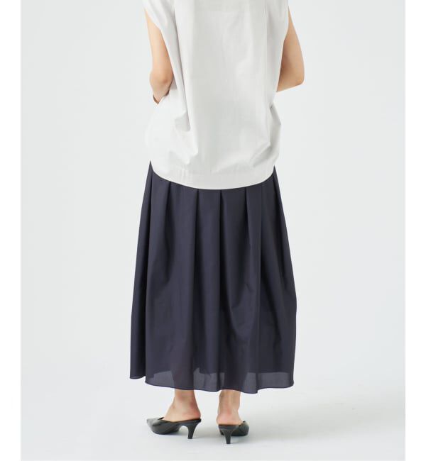 VERMEIL par iena「《予約》メッシュタックギャザースカート」|スカート|
