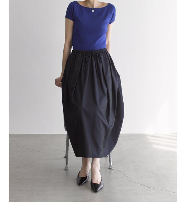 VERMEIL par iena「《予約》メッシュタックギャザースカート」|スカート|
