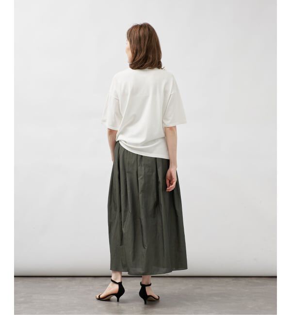 VERMEIL par iena「《予約》メッシュタックギャザースカート」|スカート|