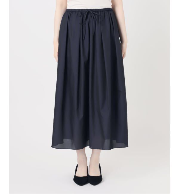 VERMEIL par iena「《予約》メッシュタックギャザースカート」|スカート|