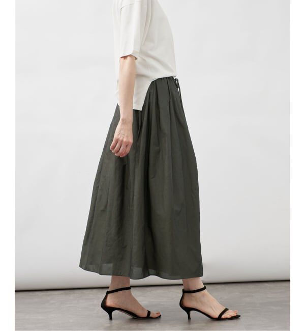VERMEIL par iena「《予約》メッシュタックギャザースカート」|スカート|