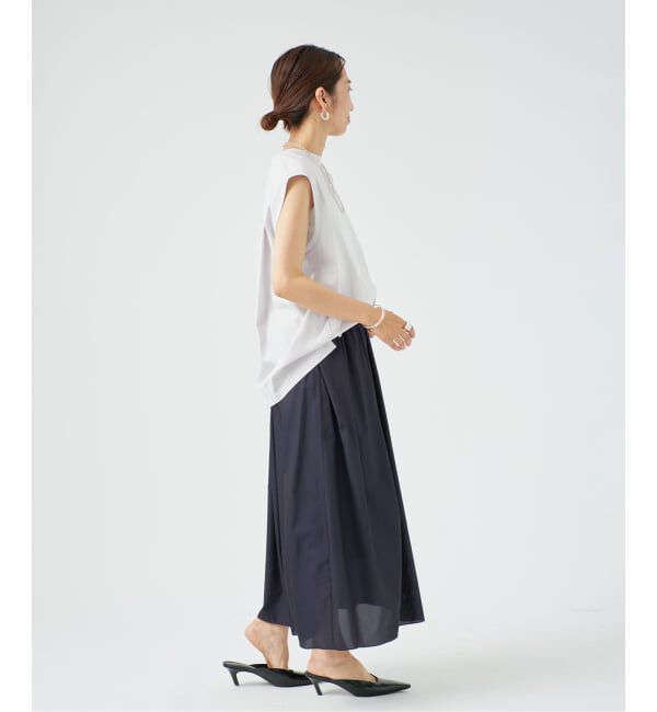 VERMEIL par iena「《予約》メッシュタックギャザースカート」|スカート|