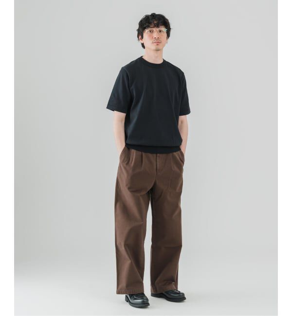 EDIFICE「Essential ニット Tシャツ」|Tシャツ・カットソー|