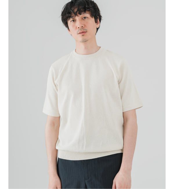 EDIFICE「Essential ニット Tシャツ」|Tシャツ・カットソー|