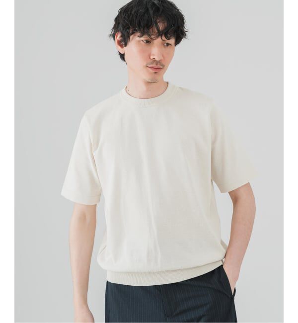 EDIFICE「Essential ニット Tシャツ」|Tシャツ・カットソー|