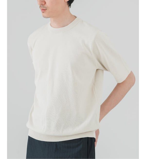 EDIFICE「Essential ニット Tシャツ」|Tシャツ・カットソー|